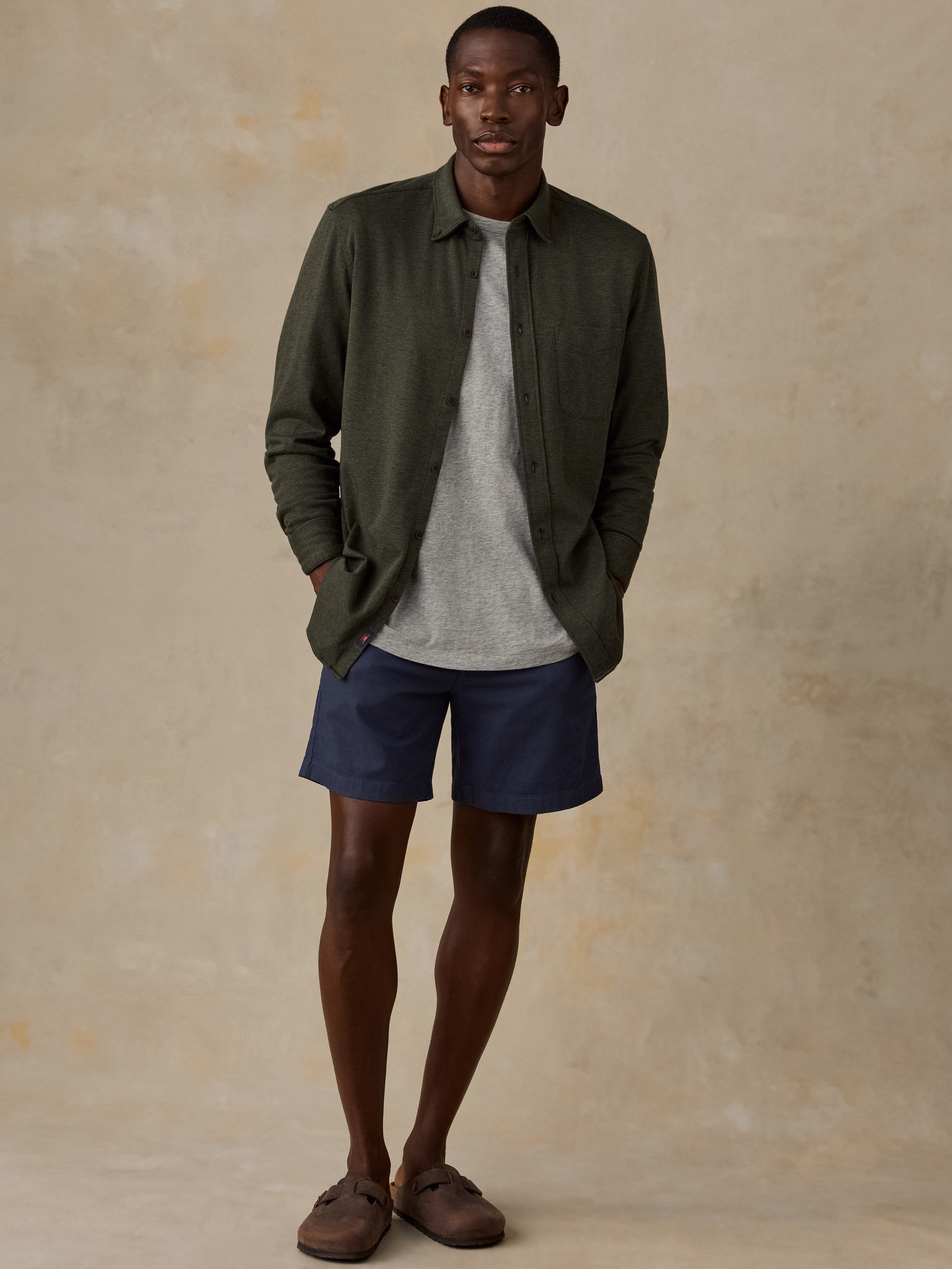 Coastline Knit Shirt - Forest Canyon Twill