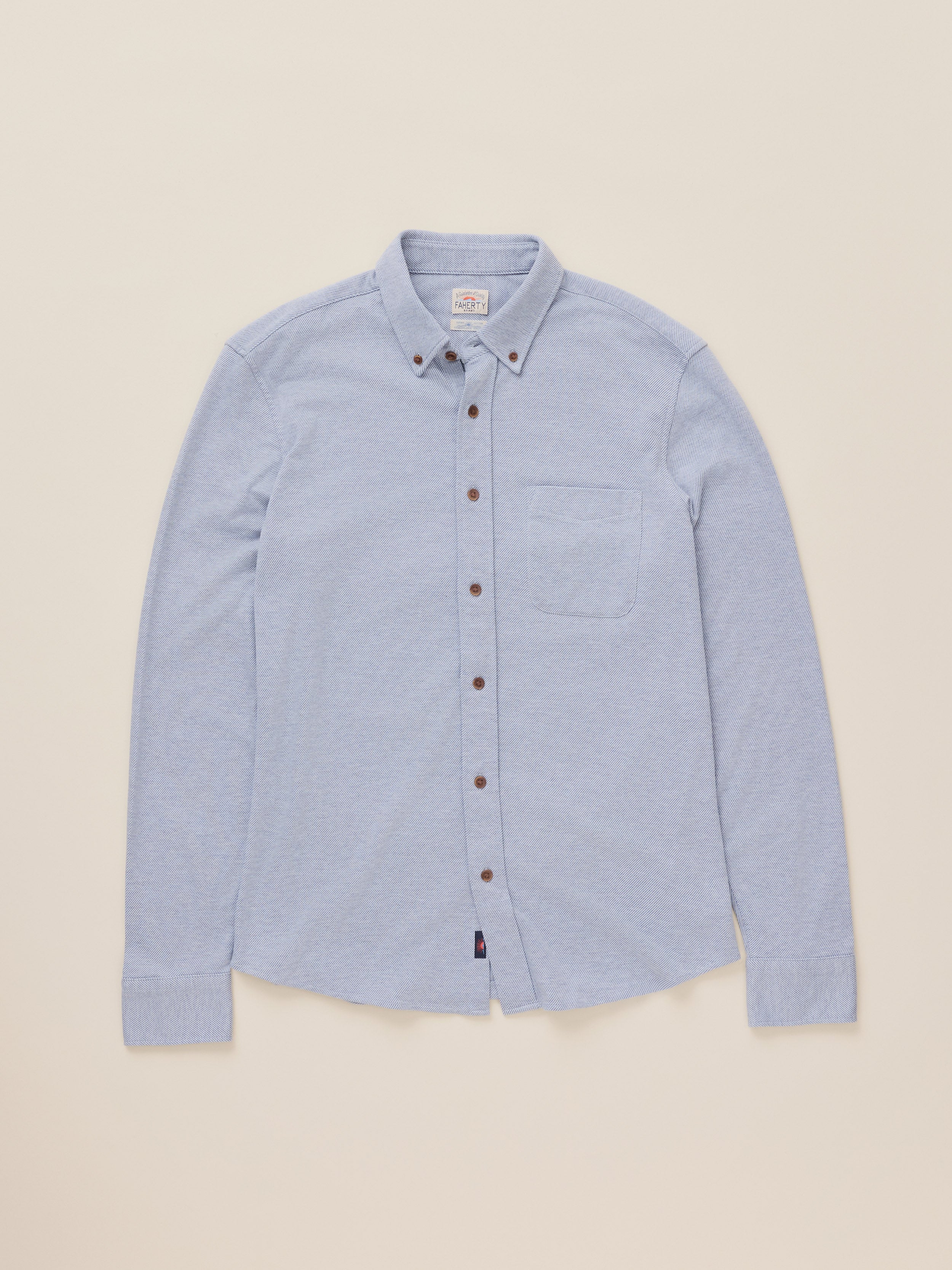Coastline Knit Shirt - Oceanside Blue