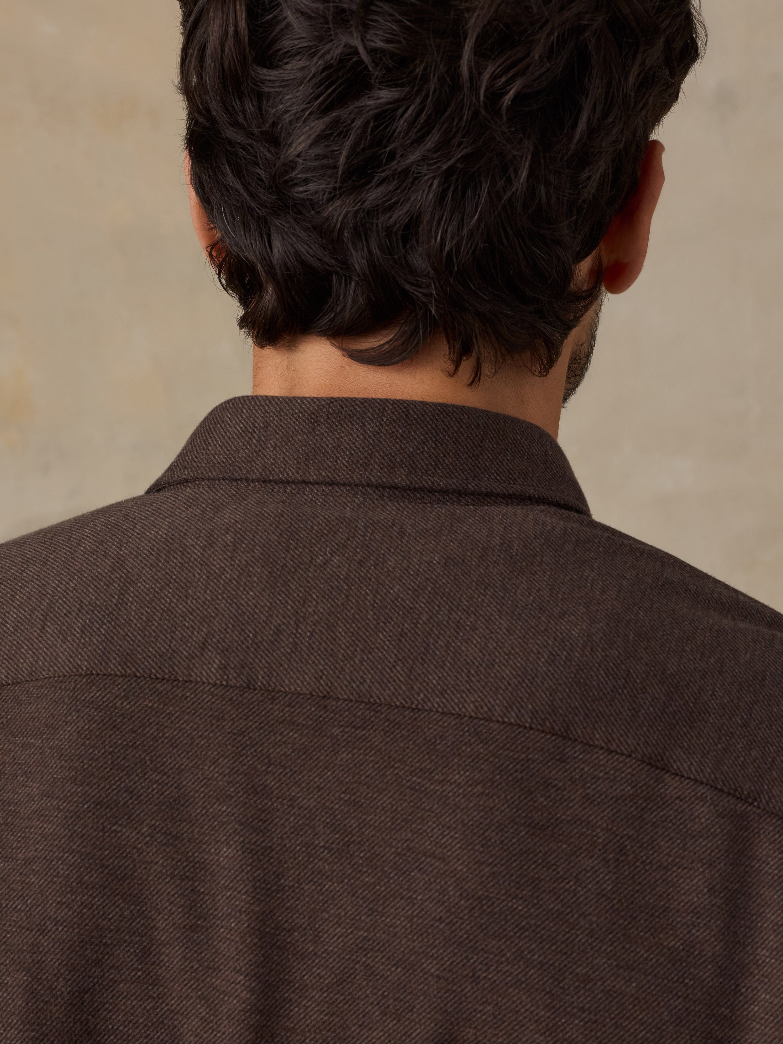 Coastline Knit Shirt - Brown Road Twill