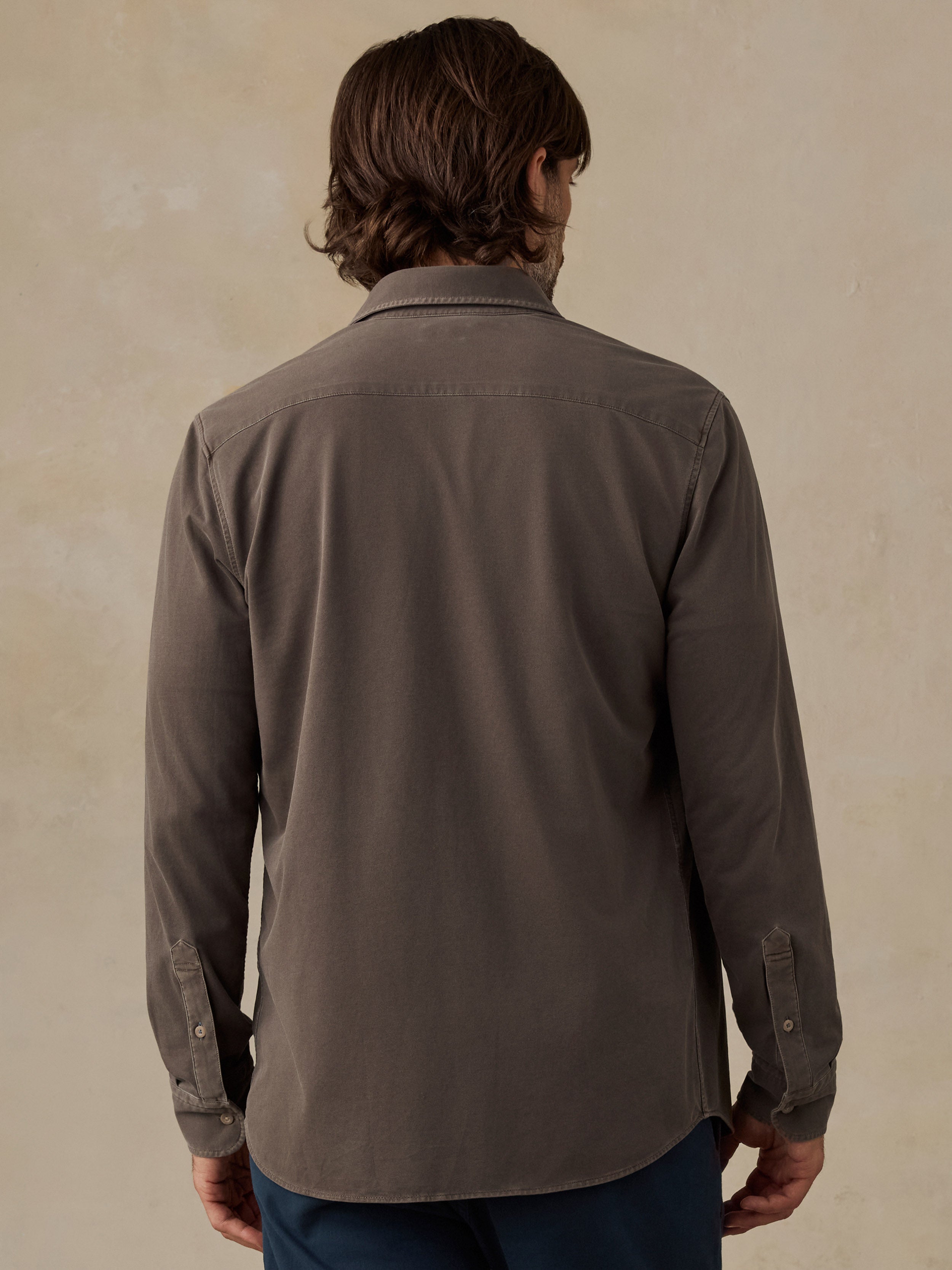 Costa Pique Shirt - Coast Brown