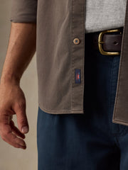 Costa Pique Shirt - Coast Brown