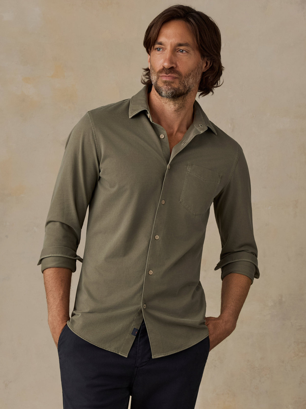 Costa Pique Shirt - Ridge Olive