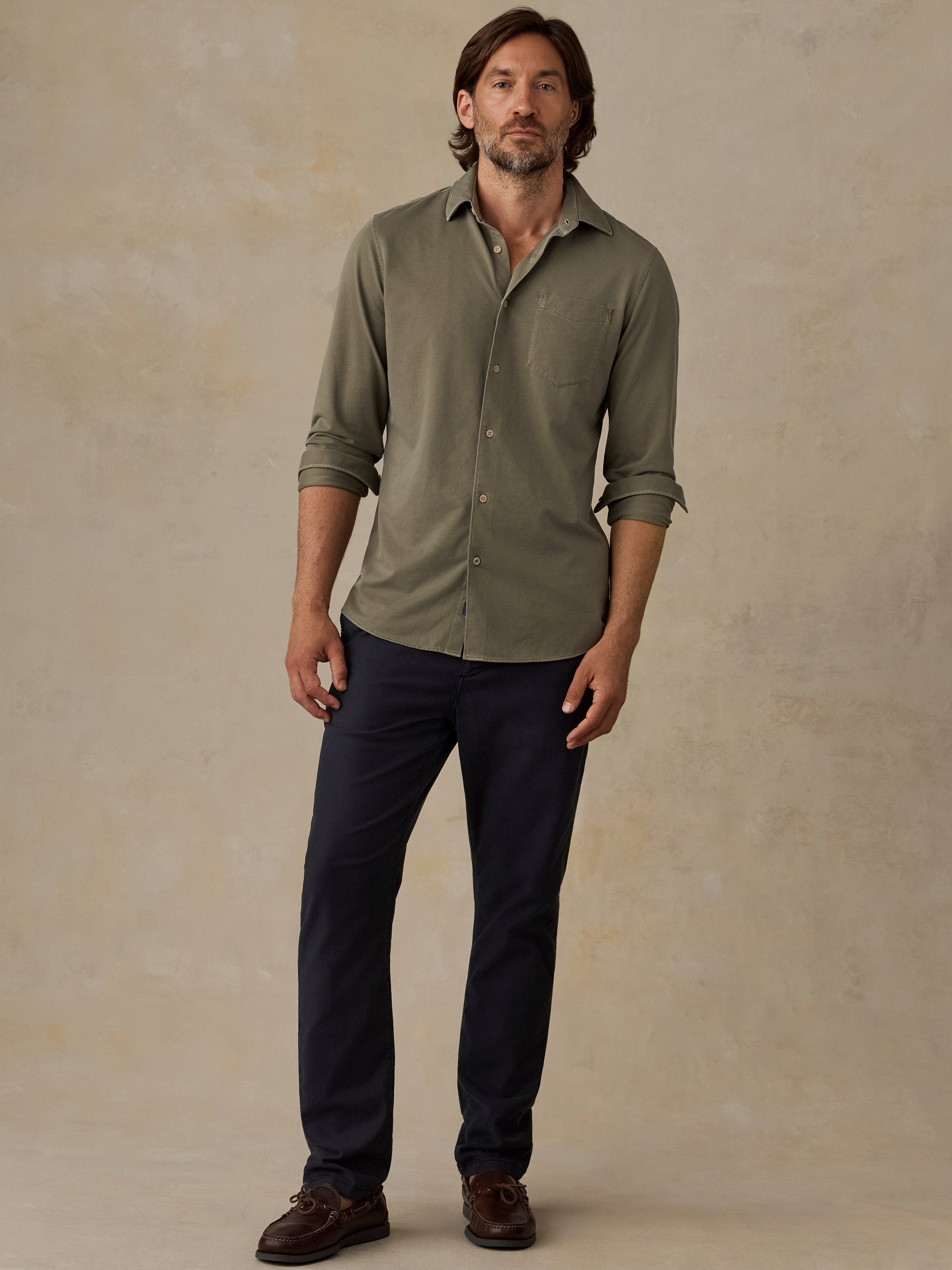 Costa Pique Shirt - Ridge Olive