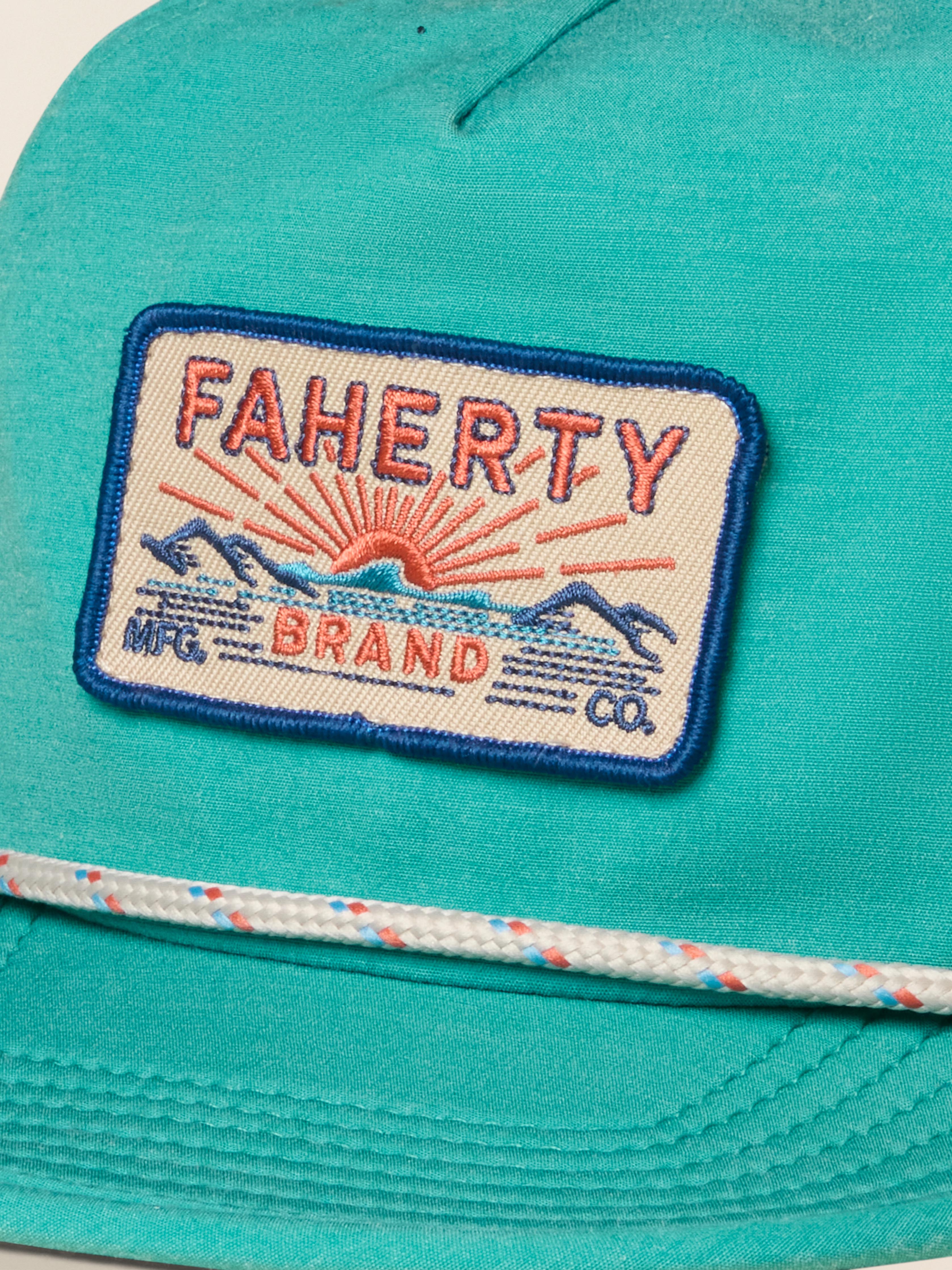 All Day Corded Hat - Teal Sea