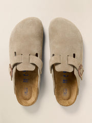 Birkenstock Women's Boston Clog Soft Footbed - Taupe