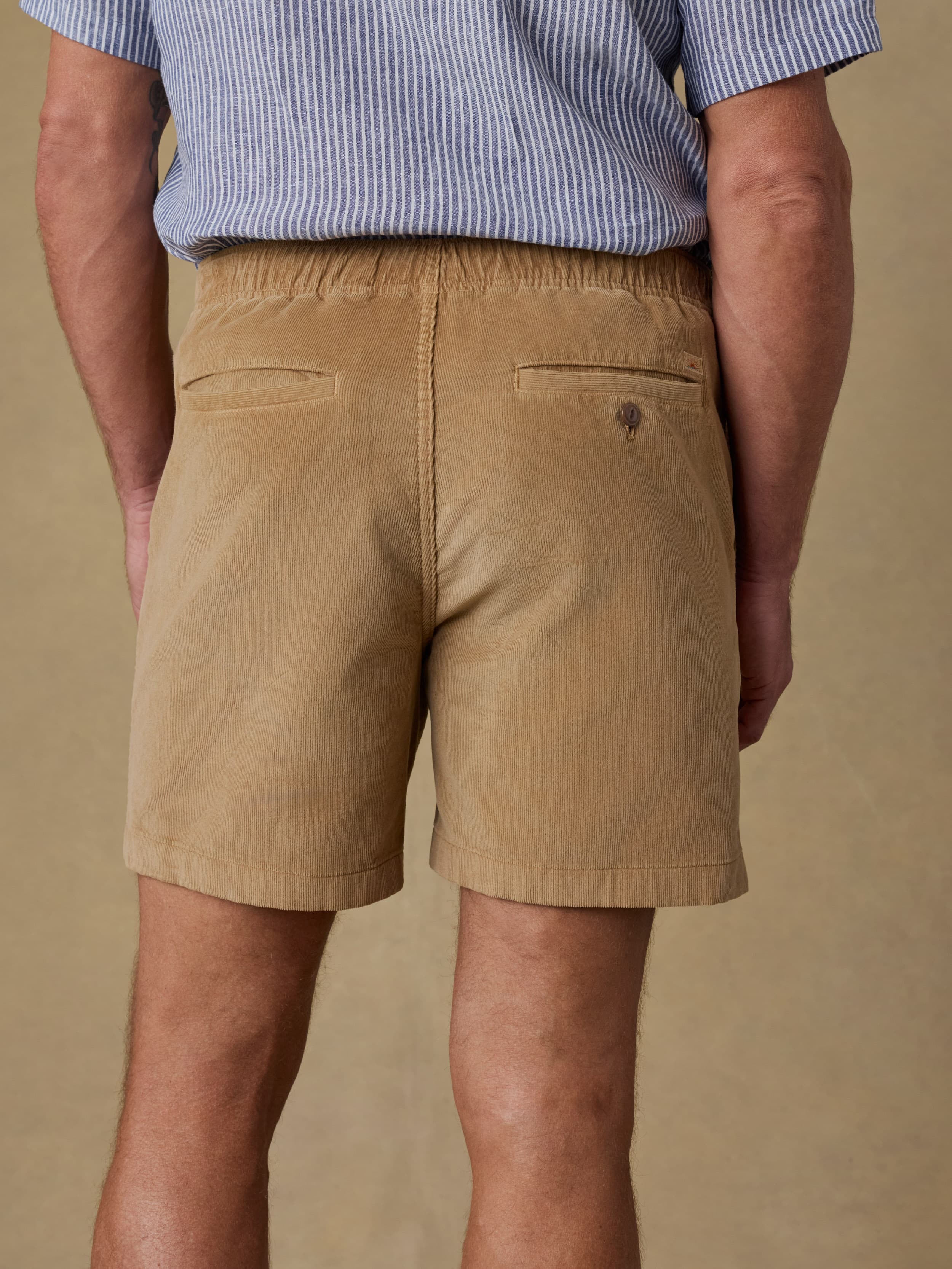 Essential Corduroy Short - Dark Sand
