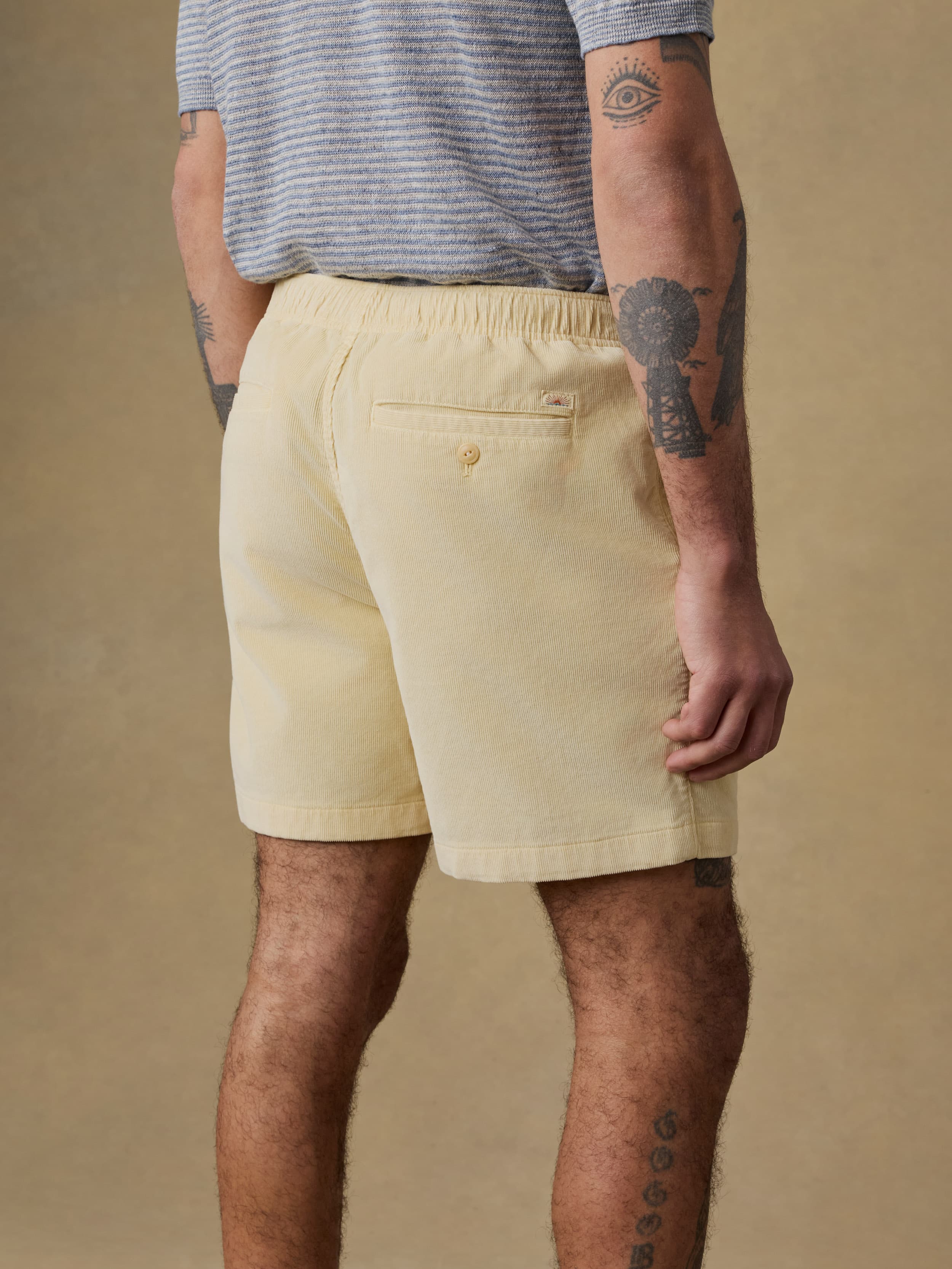 Essential Corduroy Short - Faded Sun