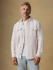Belmar Workshirt - Sienna Cream Stripe