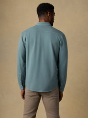 Field Knit Shirt - Aspen Green