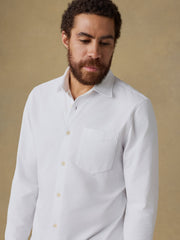Costa Pique Shirt - Pure White