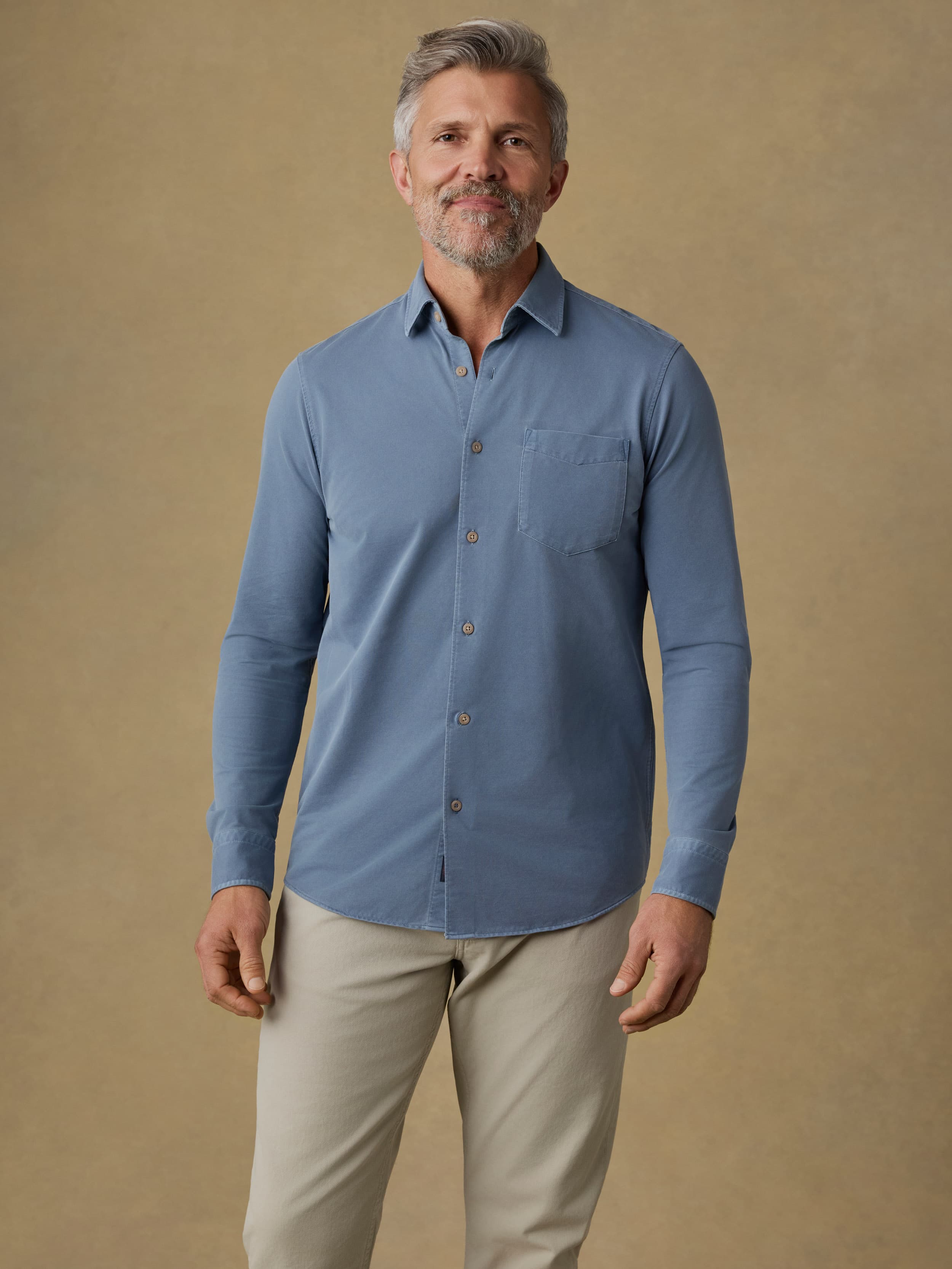 Costa Pique Shirt - Sea Cavern
