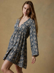 Dune Cotton Gauze Oceana Dress - Tranquil Tides Print