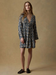 Dune Cotton Gauze Oceana Dress - Tranquil Tides Print