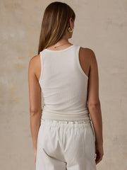 Featherweight Freestyle Tank - Egret