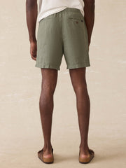 Essential Linen Short (6.5") - Spruce
