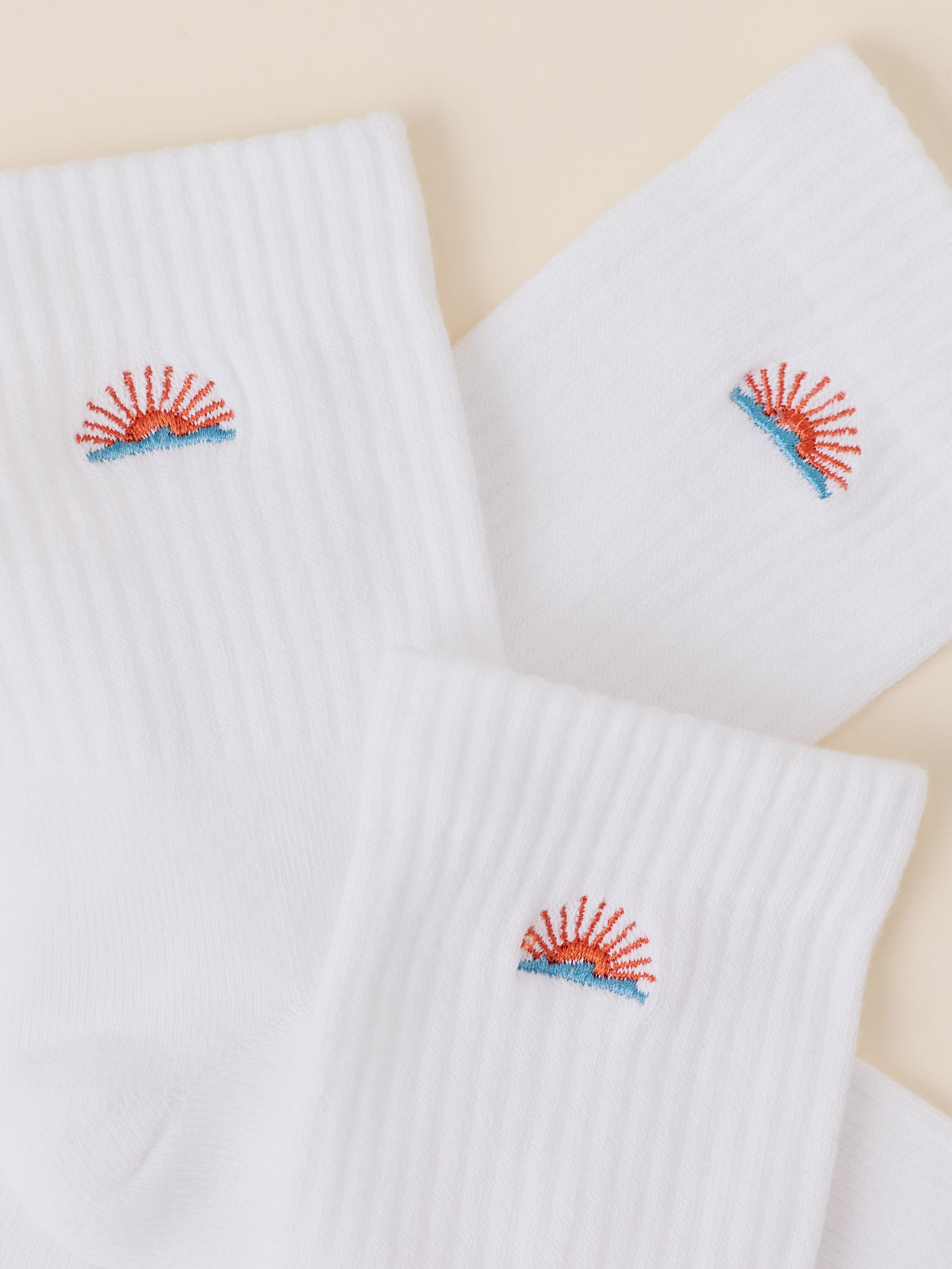 Everyday Ankle 3 Pack Sock - White