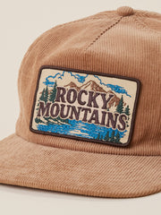 Faherty x Parks Project Rocky Mountains Pinch Front Cord Hat - Elk Brown