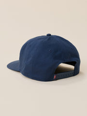 Faherty x Parks Project Big Sur Pinch Front Twill Hat - Navy