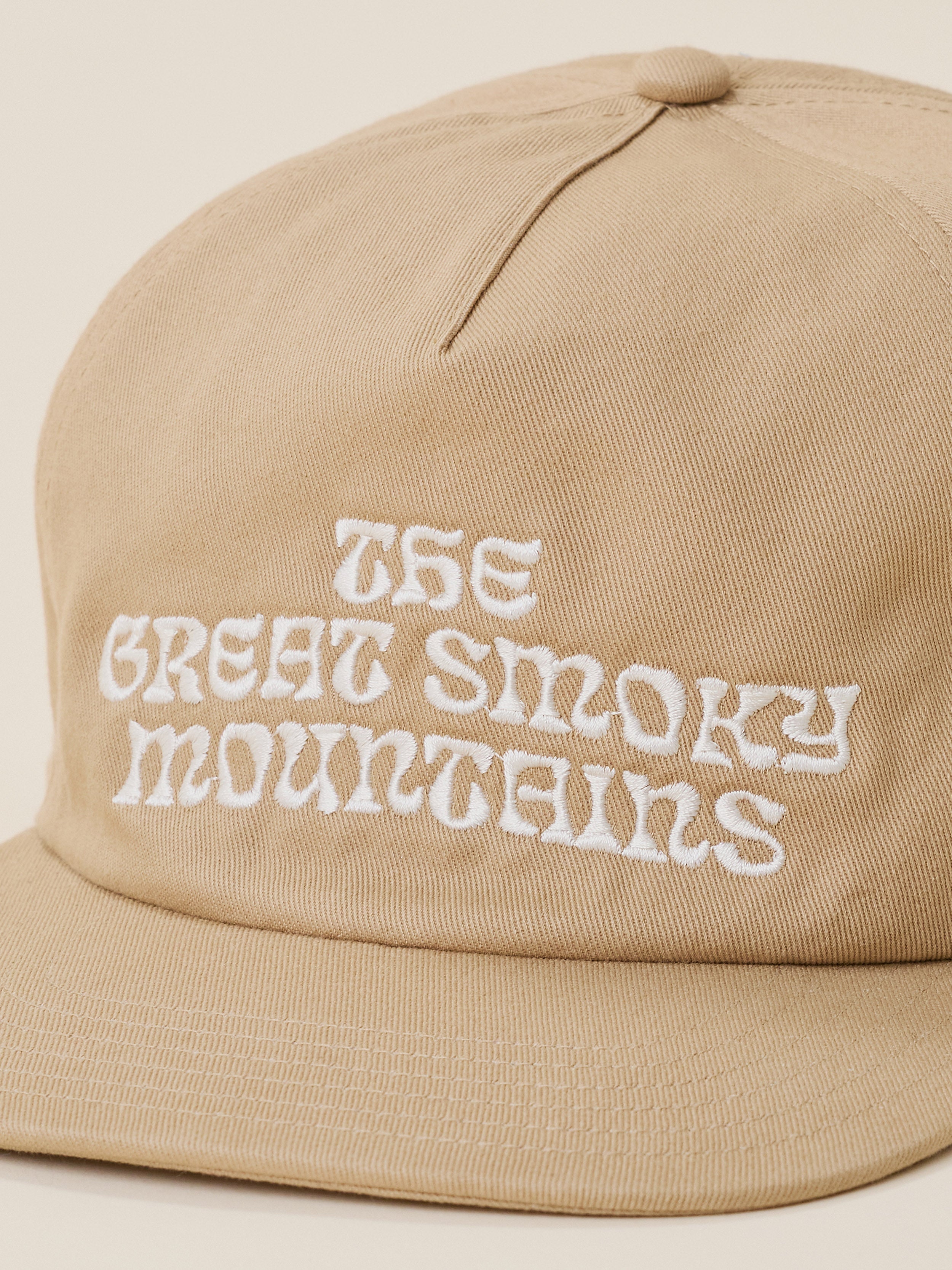 Faherty x Parks Project Smoky Mountains Pinch Front Twill Hat - Elk Brown