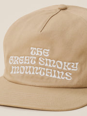 Faherty x Parks Project Smoky Mountains Pinch Front Twill Hat - Elk Brown