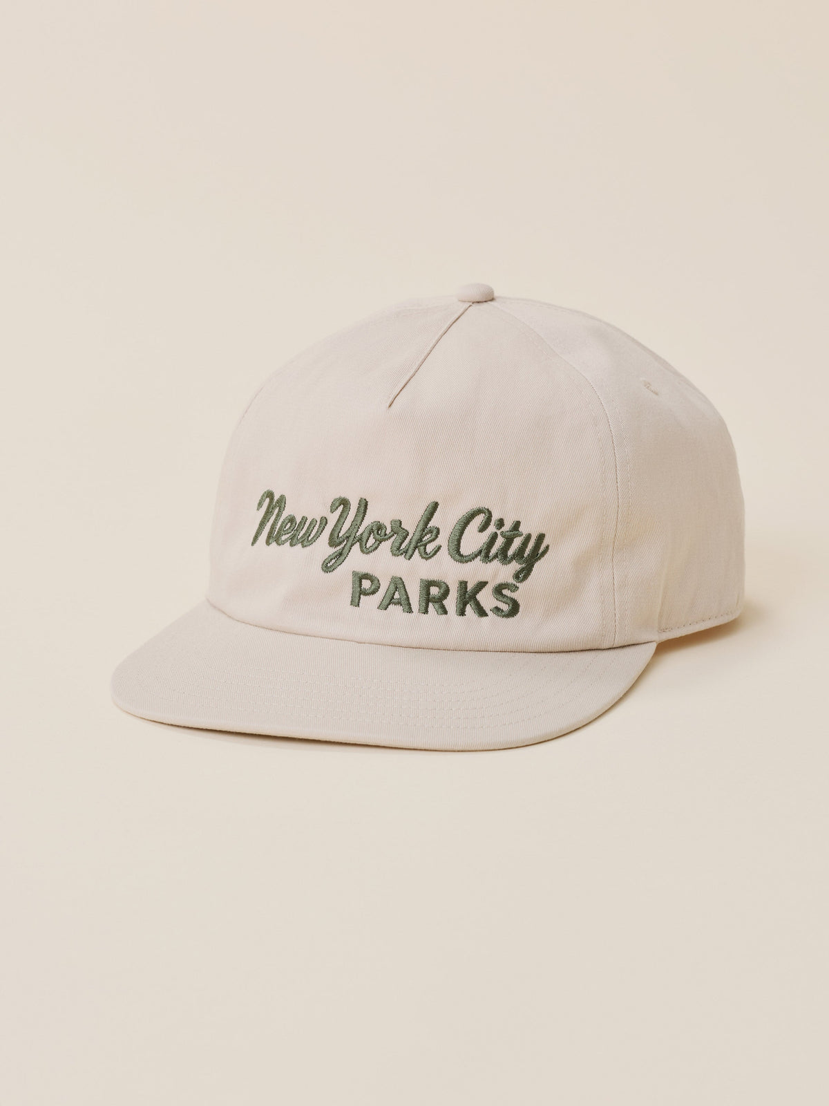 Faherty x Parks Project NYC Parks Pinch Front Twill Hat - Khaki