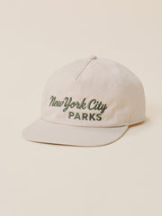 Faherty x Parks Project NYC Parks Pinch Front Twill Hat - Khaki