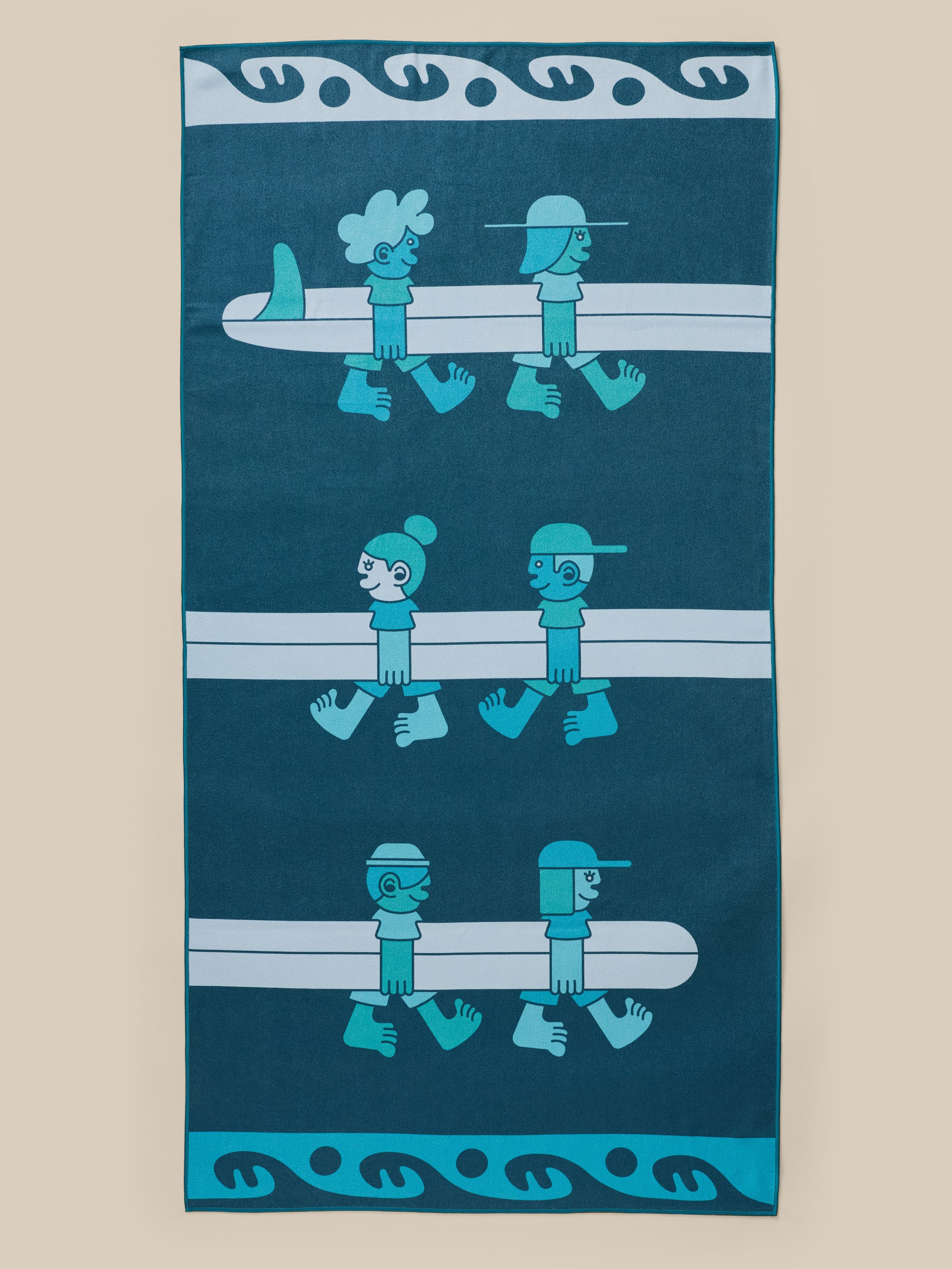 Faherty x Surfrider x Slowtide Quick Dry Towel - Multi