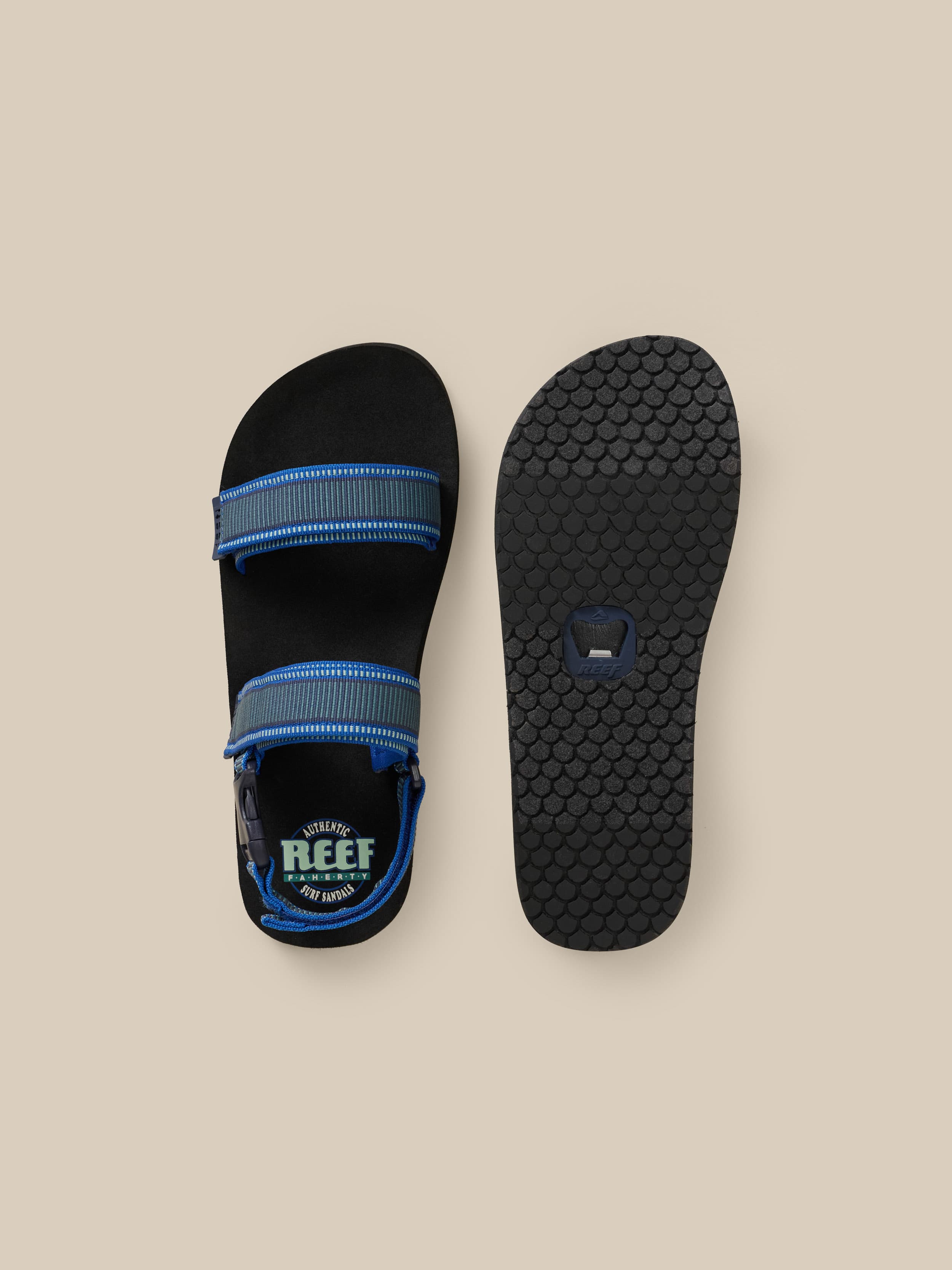 Faherty x REEF Original Convertible - Jungle Blue