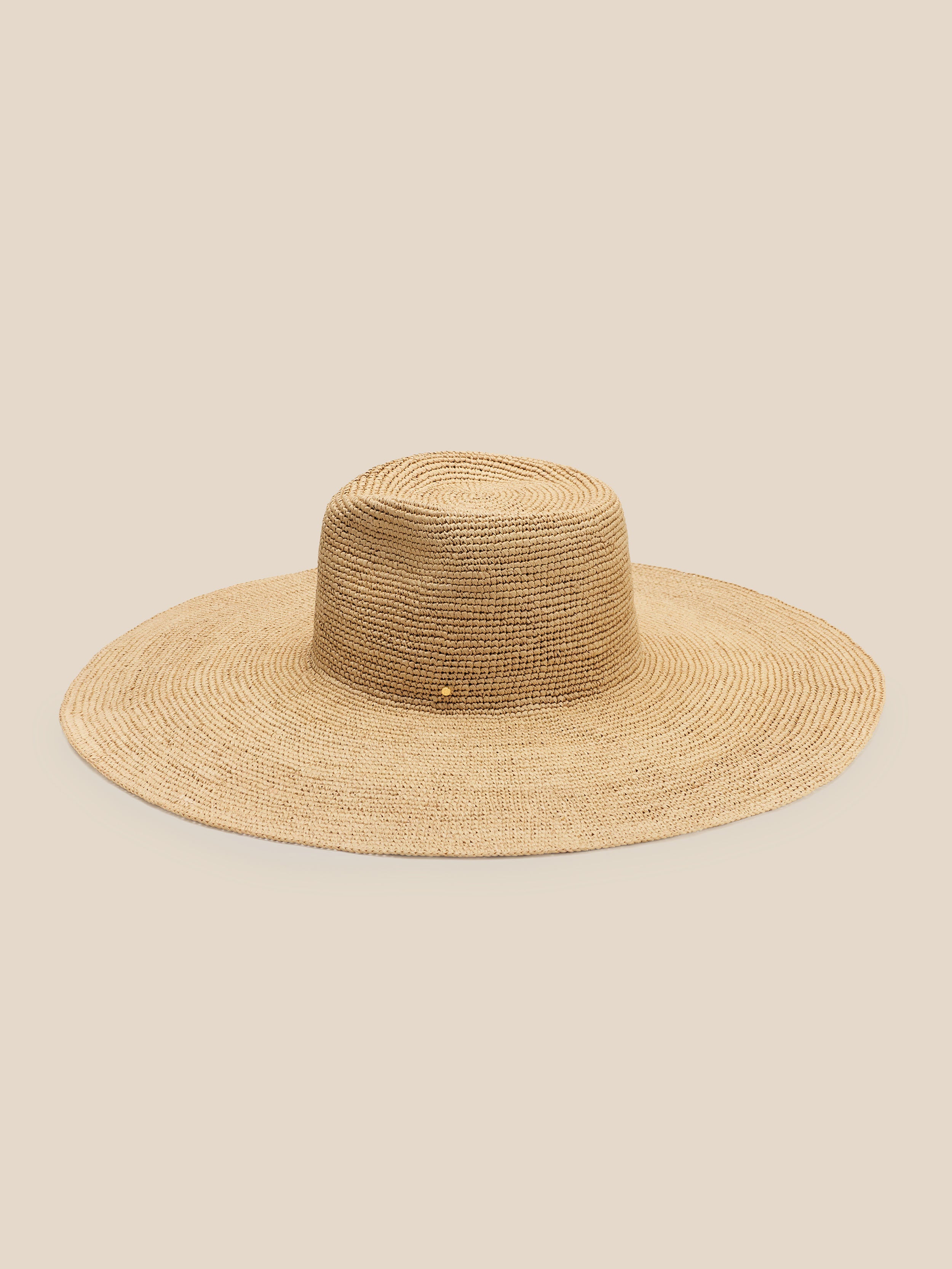 Cuyana For Faherty Beach Hat - Dark Natural