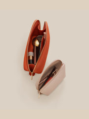 Cuyana For Faherty Travel Case Set - Burnt Orange Blush