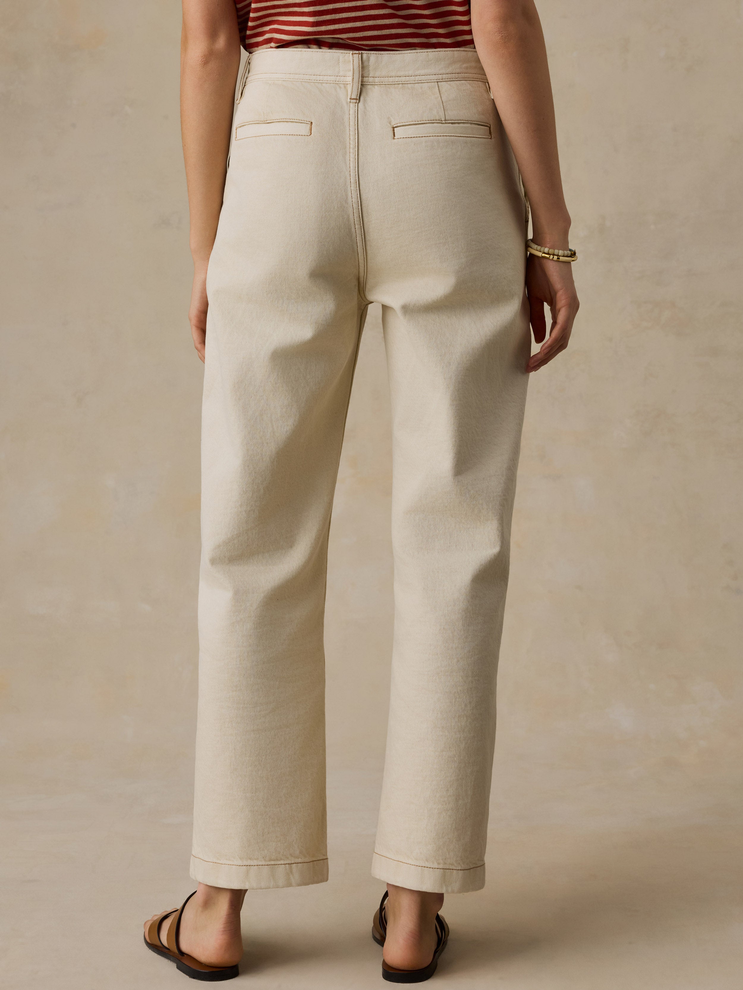 Driftwood Denim Pant - Almond Milk