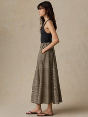 Coastal Poplin Nera Skirt - Bloom Trail Floral