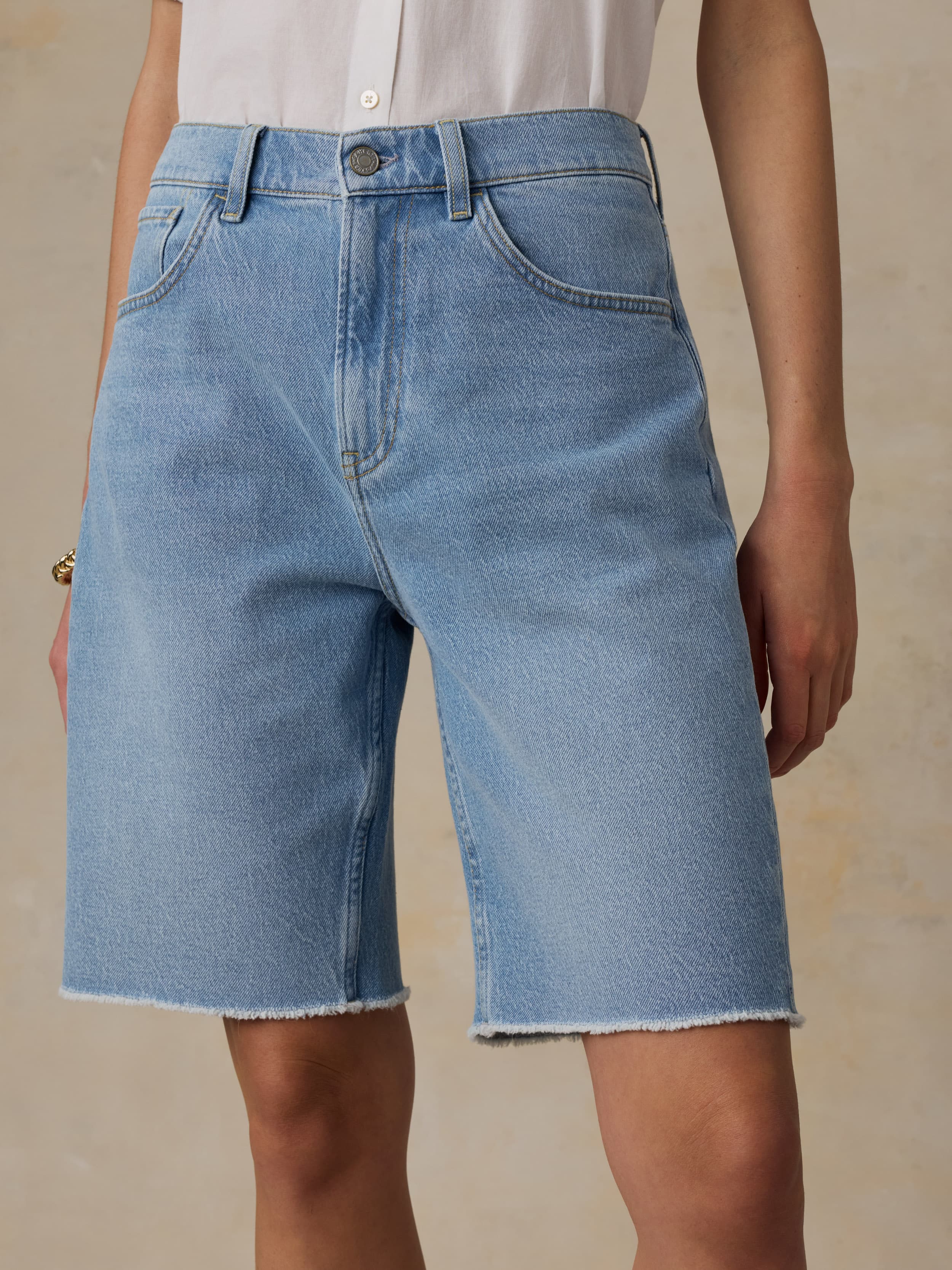 Boyfriend Denim Short - Bay Drift Wash