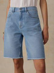Boyfriend Denim Short - Bay Drift Wash