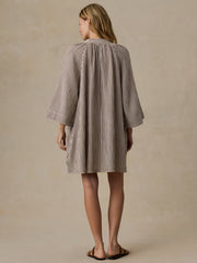 Dune Cotton Gauze Mina Dress - Mocha Mist