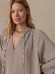 Dune Cotton Gauze Mina Dress - Mocha Mist