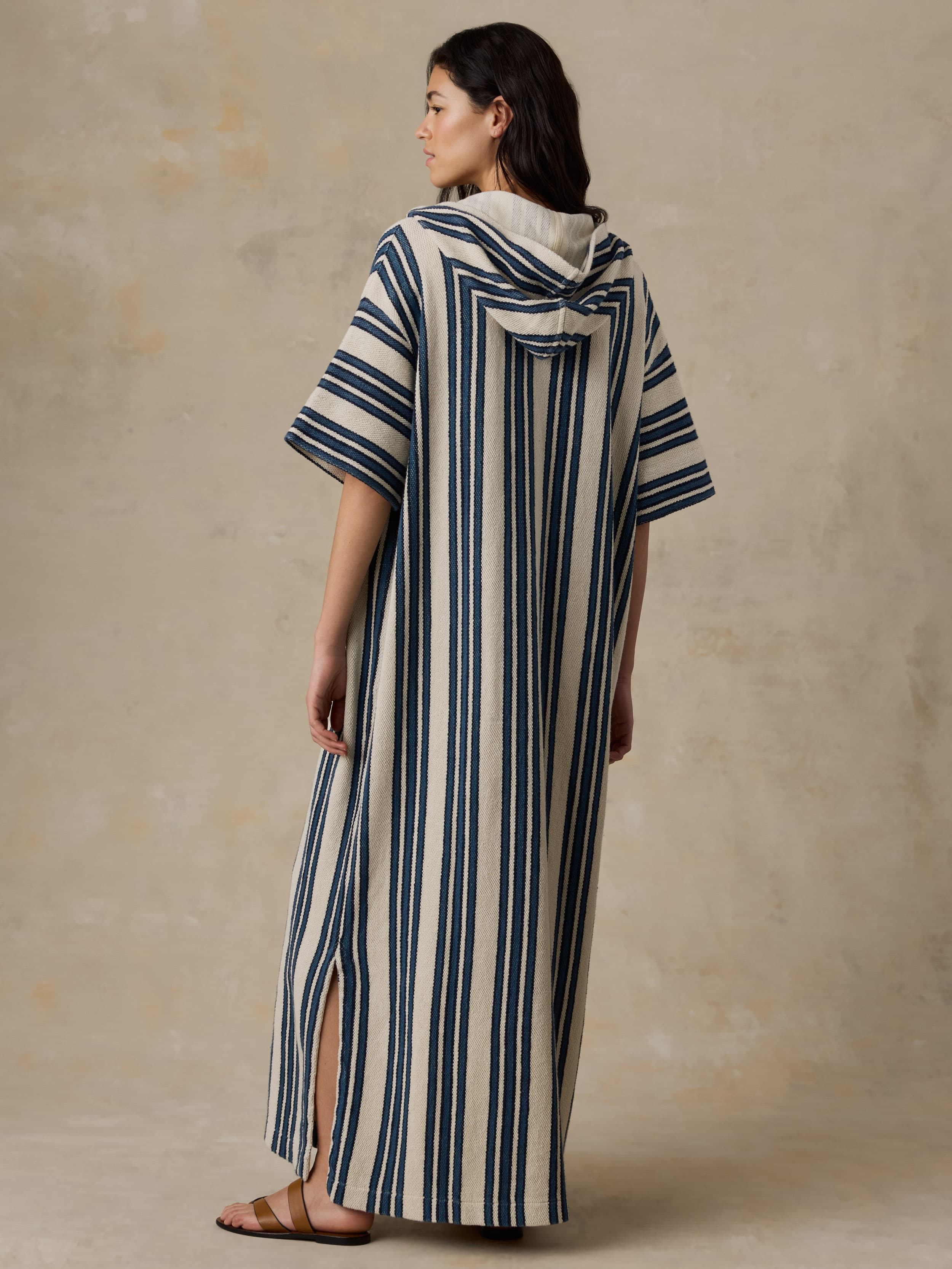 Baja Maxi Dress - Kingfisher Stripe