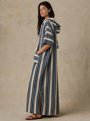 Baja Maxi Dress - Kingfisher Stripe