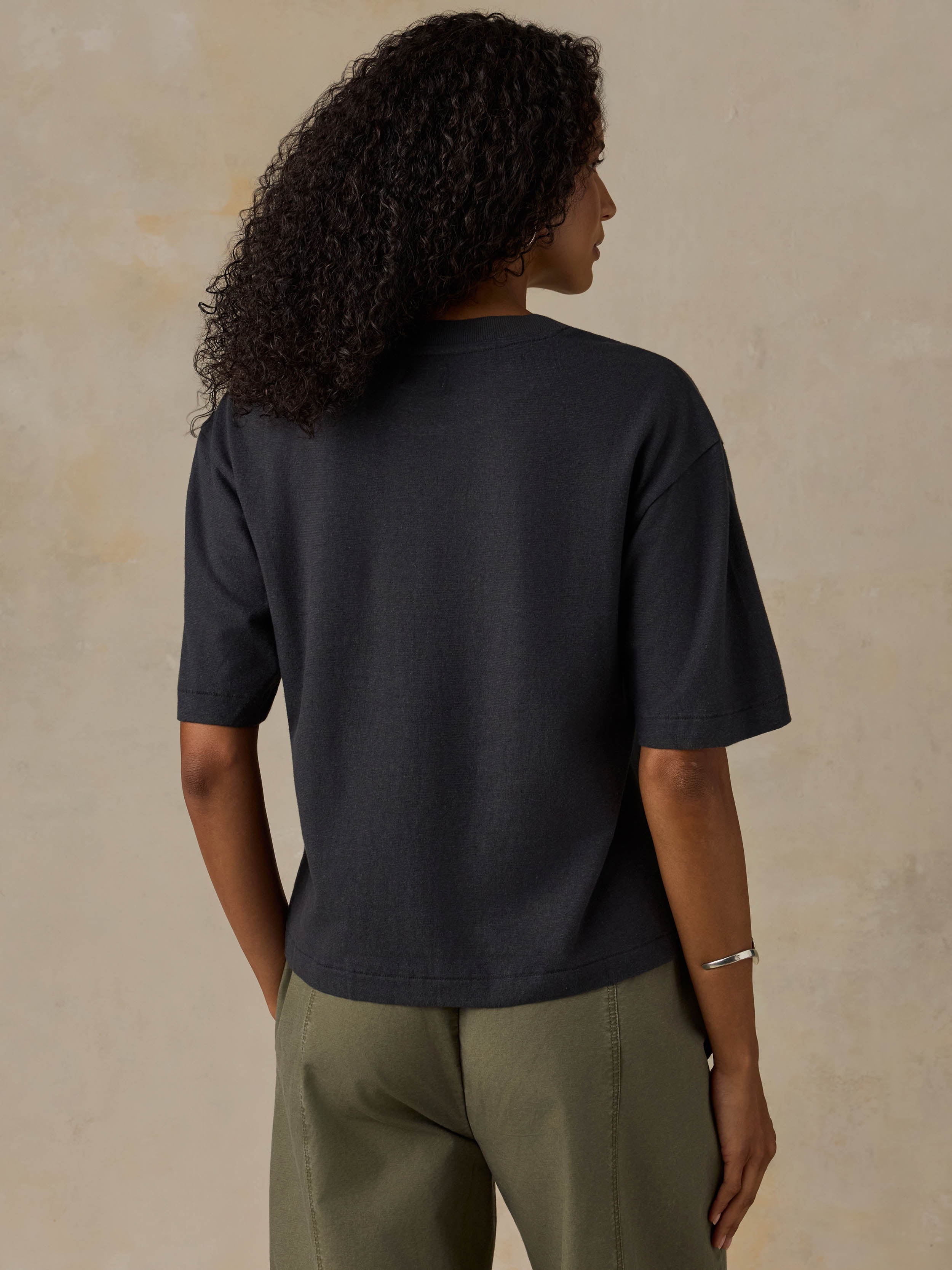 Faherty x Parks Project NYC Parks Hemp Blend Vintage Tee - Washed Black
