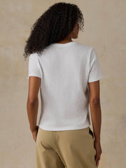 Faherty x Parks Project Rocky Mountains Sunwashed Regenerative Tee - White