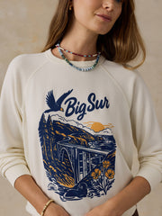 Faherty x Parks Project Big Sur Coastal Cloud Crew - Cabo Blanco