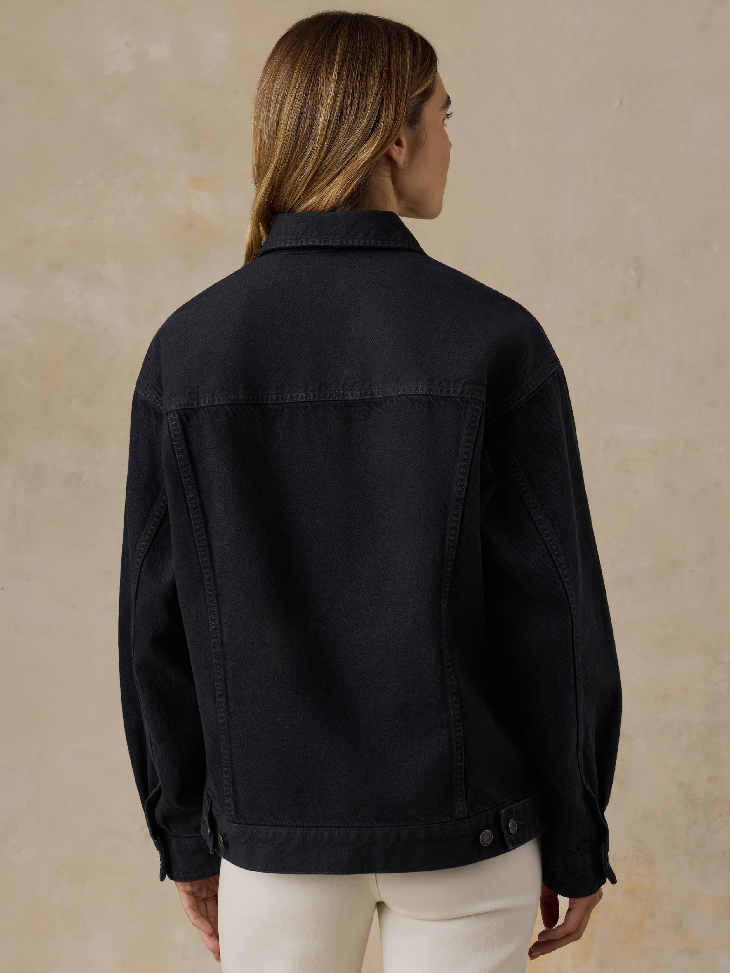 Driftwood Denim Jacket - Washed Black