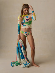 Faherty x Quiksilver Beach Towel - Sunshine Coast Tile